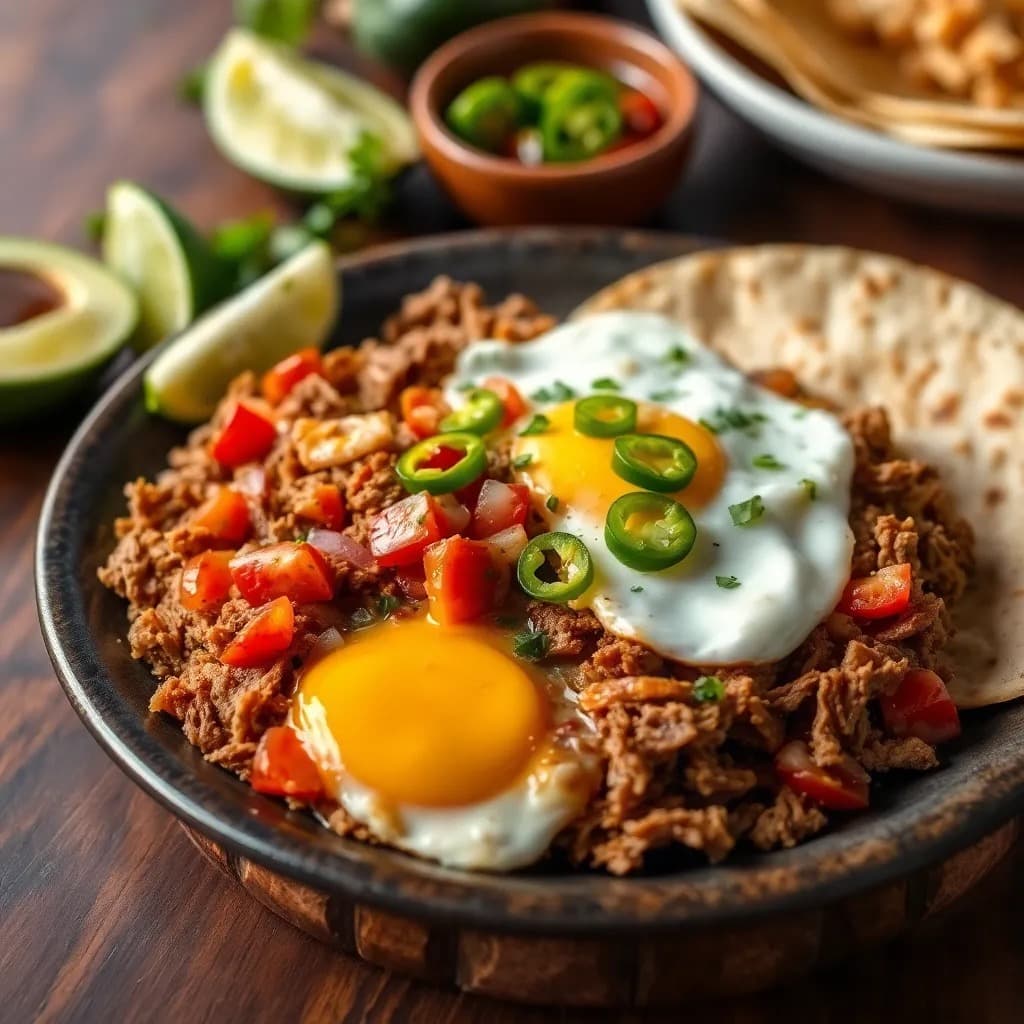 Machaca con Huevo